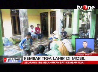 Bayi Kembar 3 Lahir di Dalam Mobil
