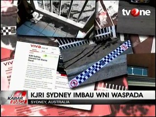 KJRI Sydney Himbau WNI Selalu Waspada