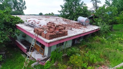 Deprem değil heyelan bu hale getirdi