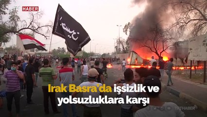 Basra'daki gösterilerde ölü sayısı 8'e yükseldi