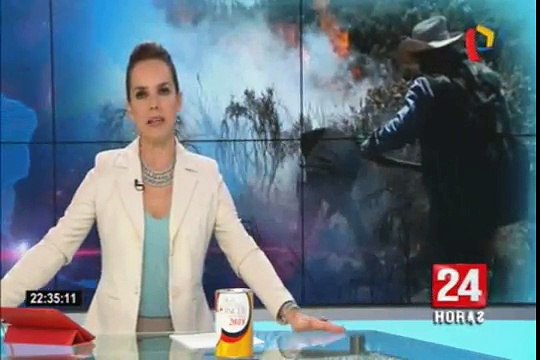 Controlan gran incendio forestal en Arequipa