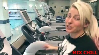 Alexa Bliss sculpts her -Goddess- physique in cardio and strength workout- SummerSlam Diary