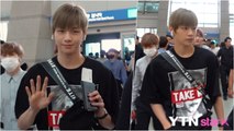 [Y영상] 워너원 강다니엘, 공항에서 매력 발산...'잘 다녀올게요' / YTN