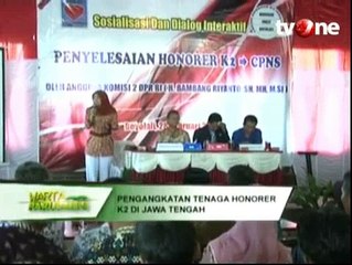Pengangkatan Tenaga Honorer K2 di Jawa Tengah