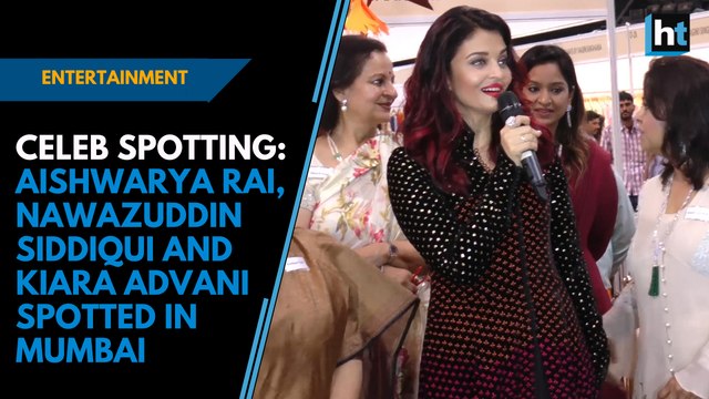 Celeb Spotting: Aishwarya Rai Bachchan, Nawazuddin Siddiqui and Kiara Advani spotted in Mumbai