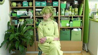 Green With Happiness- Meet the Jolly Green Lady. Old Women Green