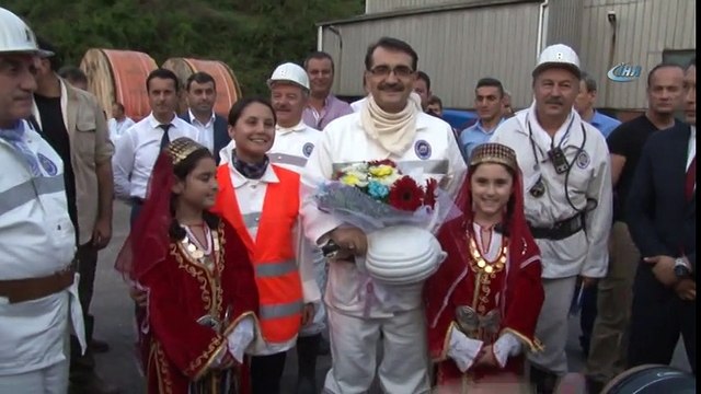Enerji ve Tabii Kaynaklar Bakanı Fatih Dönmez Maden Ocağına İndi