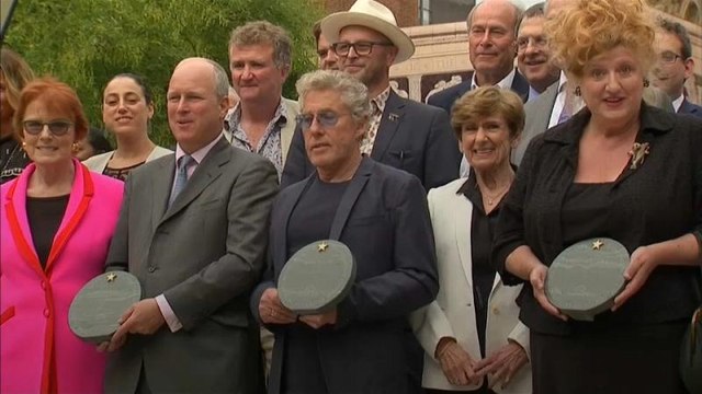 Celebs enter London's Royal Albert Hall 'Hall of Fame'