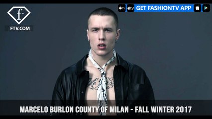 Marcelo Burlon County of Milan - FALL WINTER 2017 2018 LOOKBOOK | FashionTV | FTV