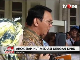 Ahok Siap Ikut Mediasi Dengan DPRD