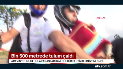 Bin 500 metrede tulum çaldılar