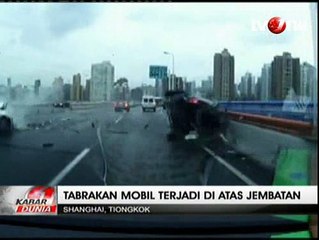 Tabrakan Mengerikan di Shanghai Terekam Kamera