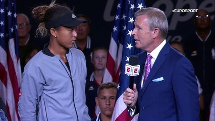 Osaka : "Je sais que tout le monde soutenait Serena, je suis désolée"