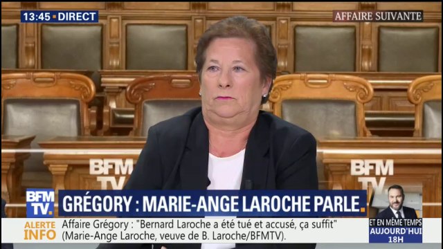 J'ai vu Bernard mettre les mains à sa poitrine et tomber , Marie-Ange Laroche raconte le moment où son mari a été tué
