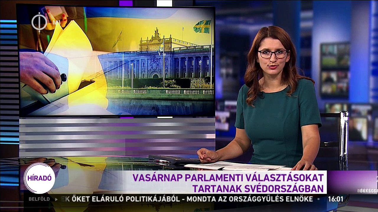 Vasárnap parlamenti választásokat tartanak Svédországban