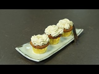 Cupcakes de Calabaza con Betún de Queso Crema