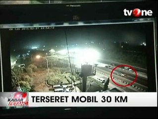 Insiden Terseretnya Mahasiswa Sejauh 30 Km Terekam CCTV