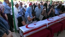 Kıbrıs şehitlerine 44 yıl sonra cenaze töreni - LEFKOŞA