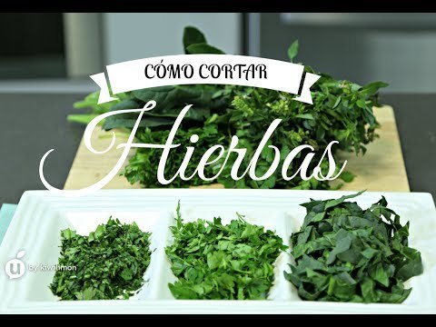 Cómo cortar hierbas | Cómo picar | Picar hierbas rápido