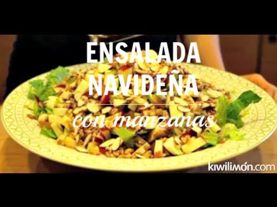 Ensalada Navideña con Manzanas - Vídeo Dailymotion
