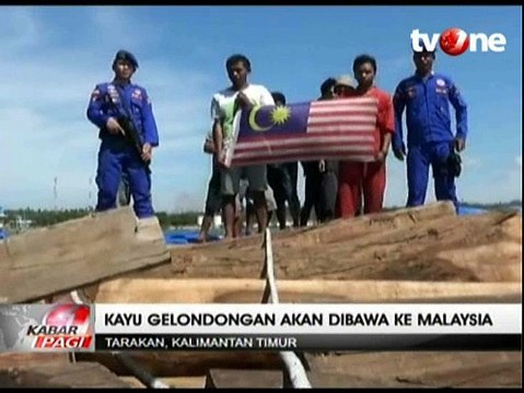 Polair Gagalkan Penyelundupan Ratusan Kubik Kayu Senilai Miliaran Rupiah