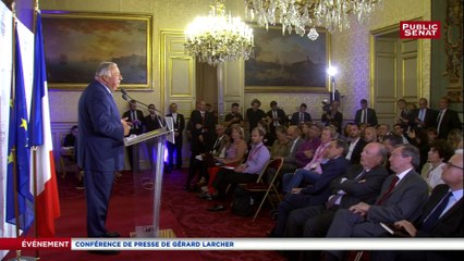 REPLAY. Conférence de presse de rentrée de Gérard Larcher