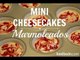 Mini Cheesecakes marmoleados