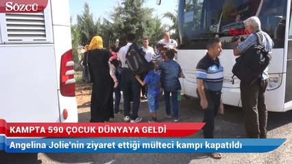 Angelina Jolie’nin ziyaret ettiği mülteci kampı kapatıldı
