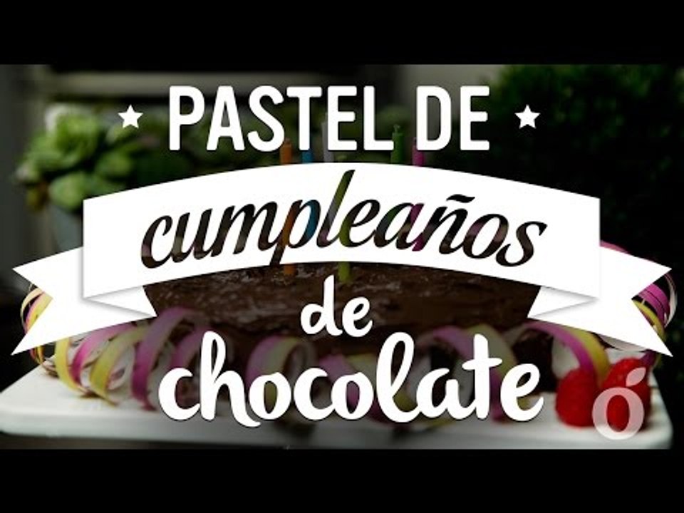Pastel de Cumpleaños de Chocolate