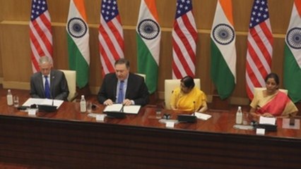 India y EEUU firman un acuerdo de comunicaciones militares en Delhi