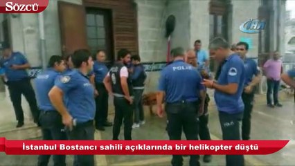 İstanbul’da helikopter düştü