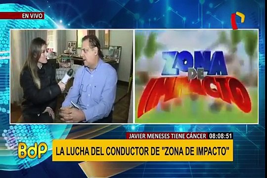 Javier Meneses: Ex conductor de TV da detalles de su lucha contra el cáncer