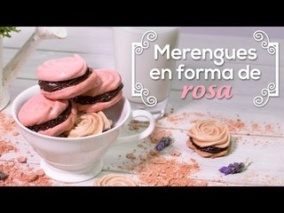 Merengues en Forma de Rosas