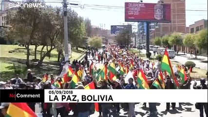 Coca growers protest Bolivian government