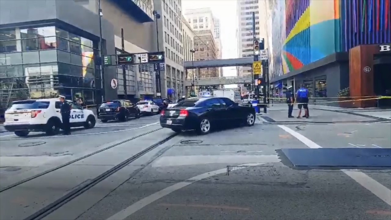 Police Respond To Reports Of An Active Shooter In Downtown Cincinnati