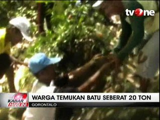 Penemuan Batu Giok 20 Ton Gegerkan Gorontalo