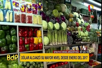 Efecto Crisis Argentina: dólar alcanzó su mayor nivel desde enero del 2017