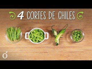 4 Formas de Cortar Chiles
