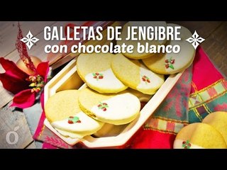 Galletas de Jengibre con Chocolate Blanco