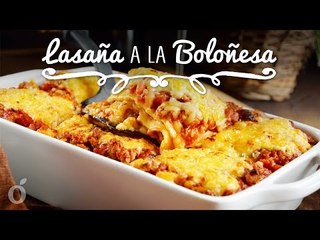 Lasaña a la Boloñesa