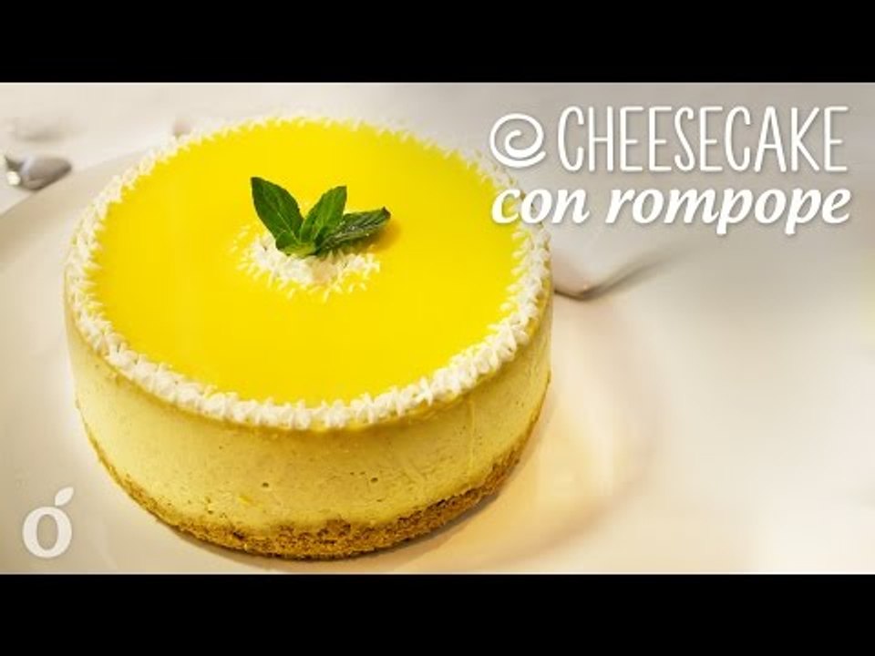 Cheesecake con Rompope