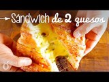 Sándwich de dos quesos envuelto en tocino | Cómo hacer un sándwich fácil