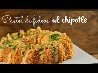 Rosca de fideo al chipotle | Cómo hacer fideo seco