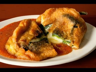 Download Video: Chiles Rellenos de Queso en Caldillo de Tomate | Cómo hacer CHILES CAPEADOS