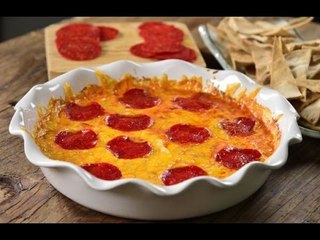 Pizza Dip para Botana de 5 ingredientes