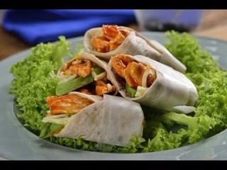 Burrito de Pollo Búfalo con Aguacate