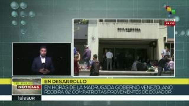 Venezolanos provenientes de Ecuador llegarán en horas de la madrugada