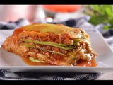 Lasagna Saludable de Calabaza con Queso Manchego | Lasaña de Zuccini Sin Carbohidratos