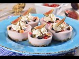 Mini Tartas Cremosas de Yoghurt con Frutas y Granola