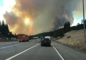 Delta Fire Forces Lengthy Detours in California Mountains